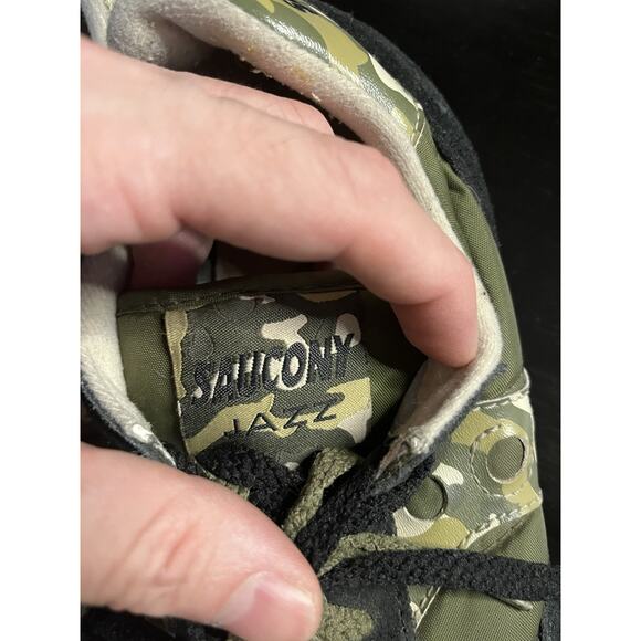 Size 9.5 - Saucony Jazz Original Brown/Camo/Green - Picture 7 of 8
